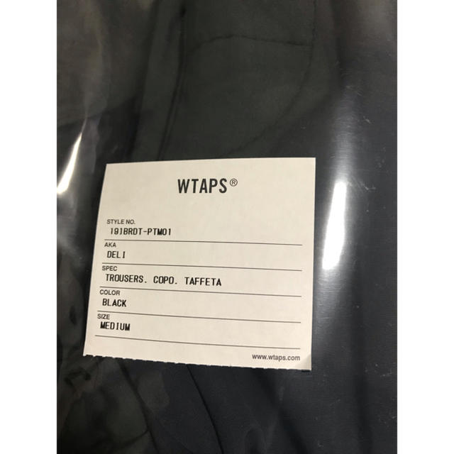 ブラック W)taps - WTAPS DELI / TROUSERS. COPO. TAFFETAの通販 by