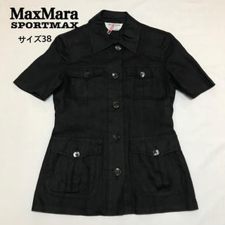 マックスマーラ(Max Mara)の【美品】MaxMara SPORTMAX 麻ジャケット 38(その他)