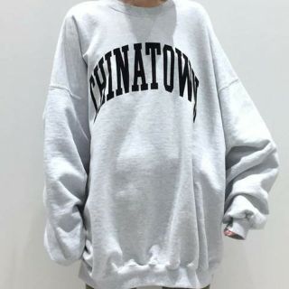 アパルトモンドゥーズィエムクラス(L'Appartement DEUXIEME CLASSE)のCHINATOWN MARKET C/N SWEAT★新品(トレーナー/スウェット)