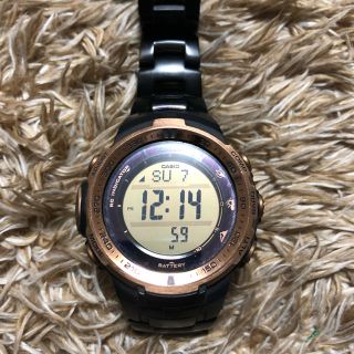 カシオ(CASIO)のCASIO PRO TREK ソーラー 防水 電波 (腕時計(デジタル))