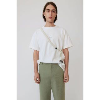 アクネ(ACNE)のAcne Studios 18aw ロゴ Tシャツ 白 新品 タグ付(Tシャツ/カットソー(半袖/袖なし))