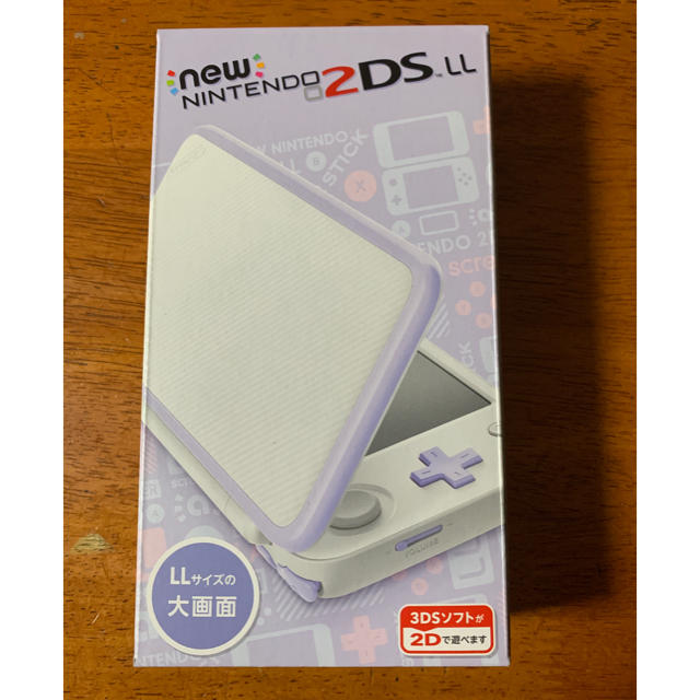 ニンテンドー2DS(ニンテンドー2DS)の任天堂　Newニンテンドー2DS　LL　ホワイト×ラベンダー   エンタメ/ホビーのゲームソフト/ゲーム機本体(携帯用ゲーム機本体)の商品写真