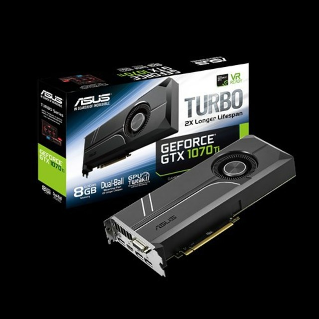 ASUS(エイスース)のグラボ GPU ASUS GEFORCE GTX 1070Ti スマホ/家電/カメラのPC/タブレット(PCパーツ)の商品写真