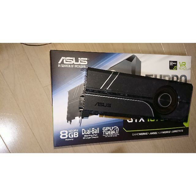 ASUS(エイスース)のグラボ GPU ASUS GEFORCE GTX 1070Ti スマホ/家電/カメラのPC/タブレット(PCパーツ)の商品写真