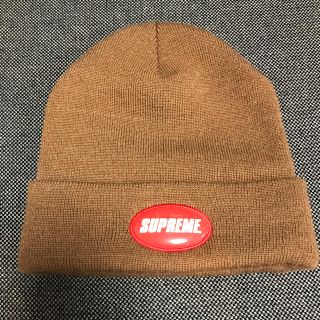 シュプリーム(Supreme)のSupreme ニットキャップ ビーニー beanie ブラウン(ニット帽/ビーニー)