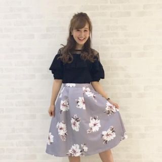 トランテアンソンドゥモード(31 Sons de mode)のめえ様専用♡花柄フレアスカート♡(ひざ丈スカート)