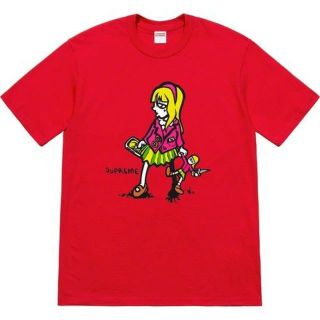 シュプリーム(Supreme)の【XL】 supreme Suzie Switchblade Tee red(Tシャツ/カットソー(半袖/袖なし))