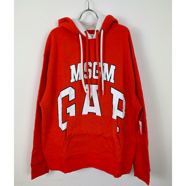 未使用！ GAP × MSGM ギャップ エムエスジーエム フーディー パーカー