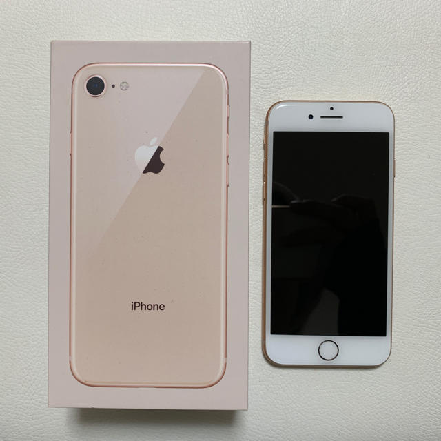 GWまで大幅値下げ‼︎超美品SIMフリーiPhone8ゴールド64GB☆ | www