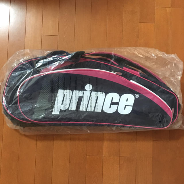 Prince(プリンス)のFきみこ様専用　princeテニスバッグ 新品　値下げしました スポーツ/アウトドアのテニス(バッグ)の商品写真
