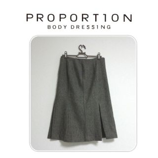 プロポーションボディドレッシング(PROPORTION BODY DRESSING)のPROPORTION BODY DRESSING　タイトスカート　グレー(ひざ丈スカート)