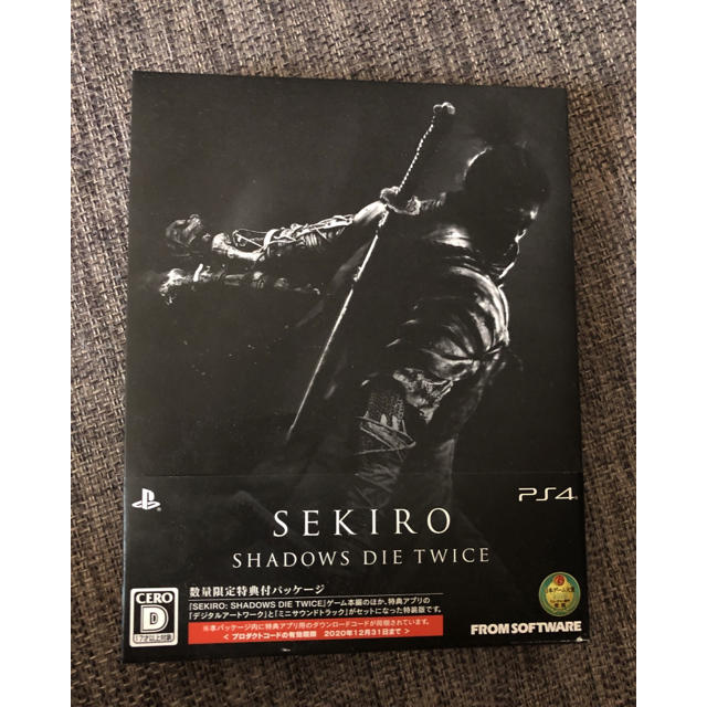 PS4 SEKIRO プロダクトコード未使用