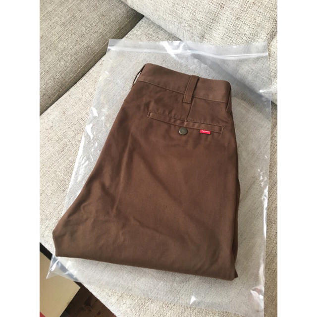 Supreme(シュプリーム)の【30inc】Work Pant ワークパンツ【茶】 メンズのパンツ(ワークパンツ/カーゴパンツ)の商品写真