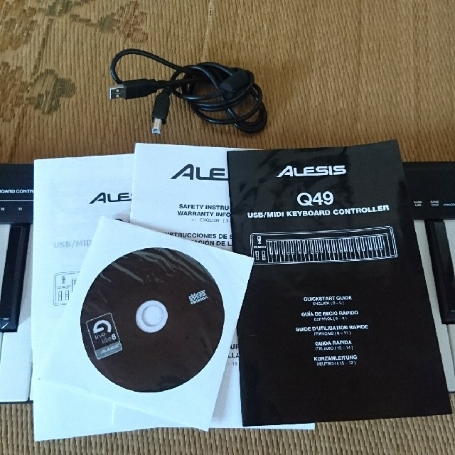 ALESIS q49 MIDIキーボード 楽器のDTM/DAW(MIDIコントローラー)の商品写真