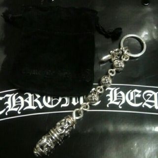 クロムハーツ(Chrome Hearts)のクロムハーツ シルバー ケルティックローラー ダガー キーリング キーチェーン(キーホルダー)