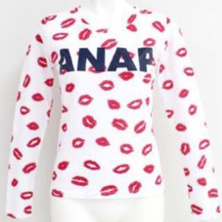 アナップ(ANAP)の新品タグ付きリップ柄ロンT(Tシャツ(長袖/七分))