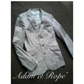 アダムエロぺ(Adam et Rope')の 定価39,000円◆Adam et Rope' ◆上質シンプルジャケット(テーラードジャケット)