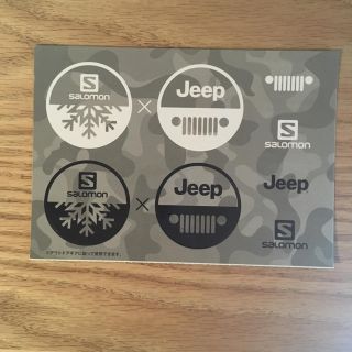 ジープ(Jeep)のJeep×salomon ステッカー シール(シール)