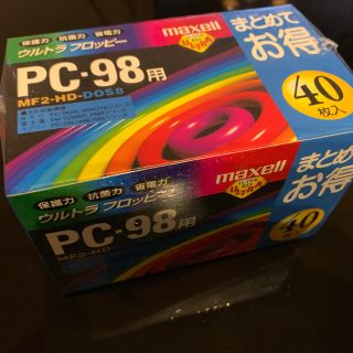 マクセル(maxell)のmaxell  3.5型 2HD フロッピーディスク PCー98用40枚入り(PC周辺機器)