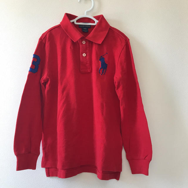 Ralph Lauren(ラルフローレン)のラルフローレン キッズ ポロシャツ 長袖 130 キッズ/ベビー/マタニティのキッズ服女の子用(90cm~)(Tシャツ/カットソー)の商品写真