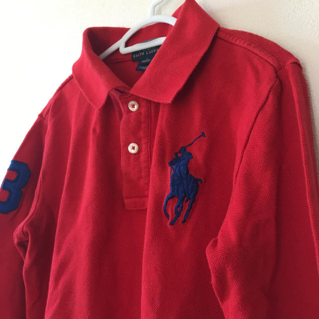 Ralph Lauren(ラルフローレン)のラルフローレン キッズ ポロシャツ 長袖 130 キッズ/ベビー/マタニティのキッズ服女の子用(90cm~)(Tシャツ/カットソー)の商品写真