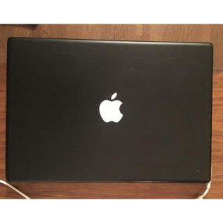 マック(Mac (Apple))のMacBook ブラック ジャンク(ノートPC)