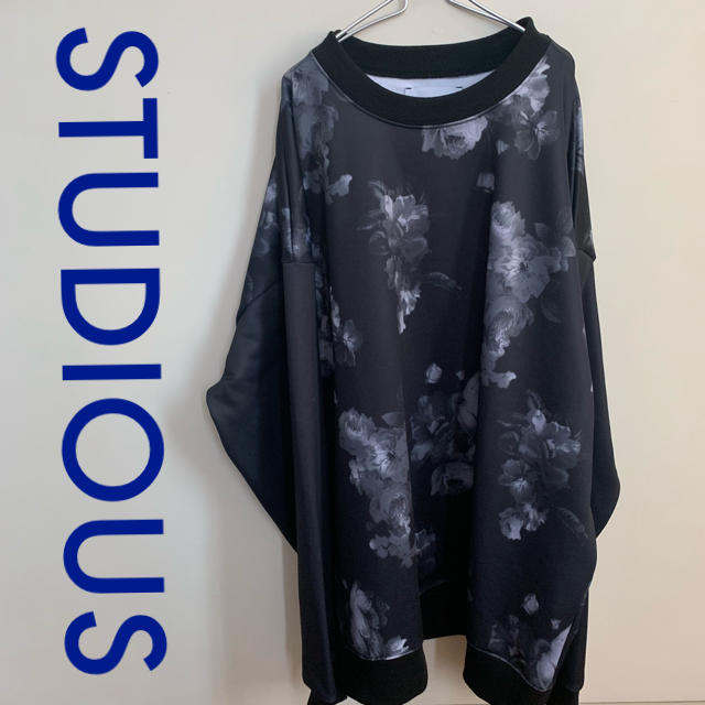 STUDIOUS(ステュディオス)のSTUDIOUS 花柄 シャドーフラワー  スウェット メンズのトップス(スウェット)の商品写真