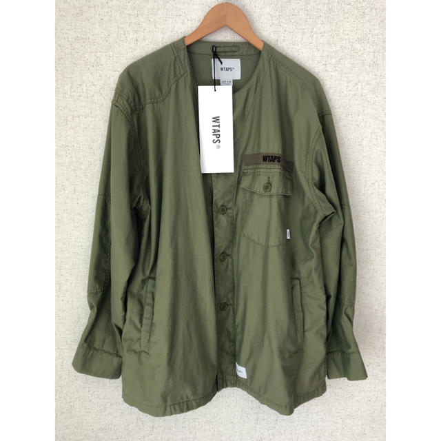 W)taps(ダブルタップス)のwtaps 19ss SCOUT LS JACKET khaki large メンズのジャケット/アウター(ミリタリージャケット)の商品写真