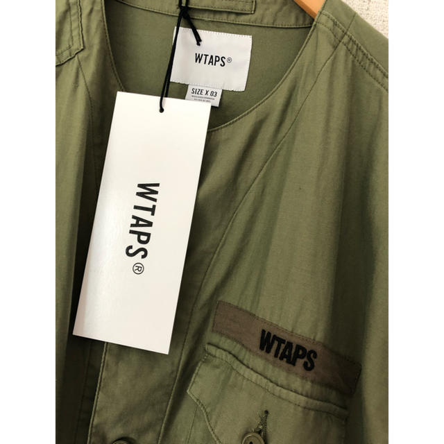 W)taps(ダブルタップス)のwtaps 19ss SCOUT LS JACKET khaki large メンズのジャケット/アウター(ミリタリージャケット)の商品写真