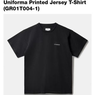 コムデギャルソン(COMME des GARCONS)の新品未使用 gr-uniforma tシャツ Lサイズ 黒(Tシャツ/カットソー(半袖/袖なし))