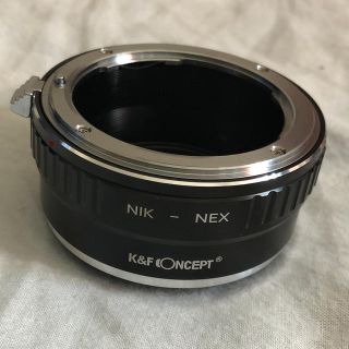 ニコン(Nikon)のK&F Concept マウントアダプター Ｅマウント→Ｆマウント(レンズ(単焦点))