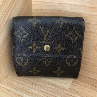 ルイヴィトン(LOUIS VUITTON)のルイヴィトン モノグラムラインのWホックの折り財布 送料無料(財布)