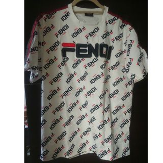 フェンディ(FENDI)のFENDI×FILA風Tシャツ XXL(Tシャツ/カットソー(半袖/袖なし))