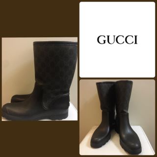 グッチ(Gucci)のGUCCI GG柄 レインブーツ(レインブーツ/長靴)