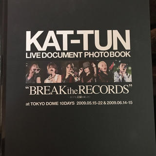 カトゥーン(KAT-TUN)のレア商品🎈KAT-TUN LIVEPHOTOBOOK(アイドルグッズ)