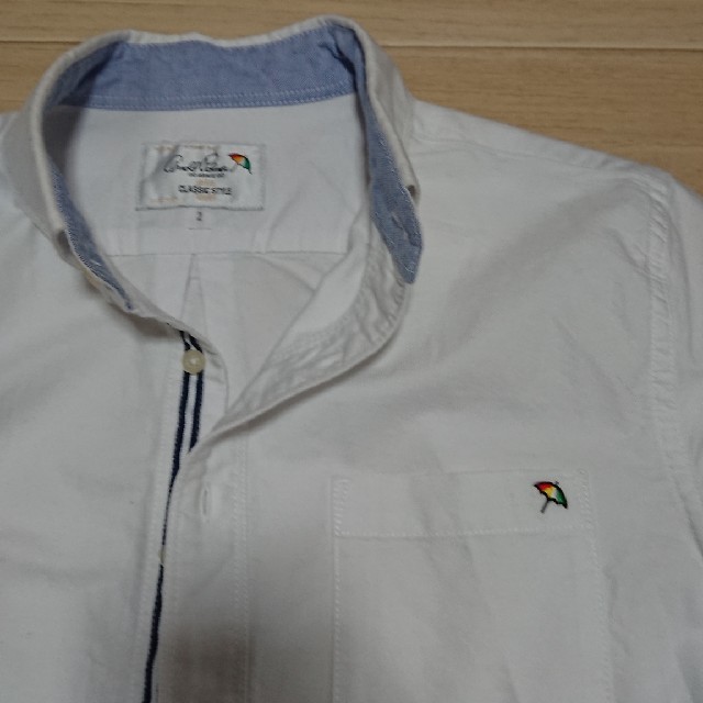 美品 アーノルドパーマー 襟付き 半袖コットンシャツ メンズM