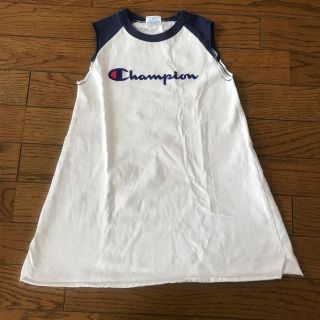 エックスガール(X-girl)のX-girl Champion コラボ Tシャツ ワンピース チュニック(Tシャツ/カットソー)