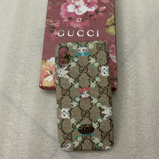 Gucci - Gucci　グッチ iPhoneX 携帯電話ケース の通販 by 麗奈レナ    's shop｜グッチならラクマ