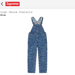 シュプリーム(Supreme)のSupreme Logo Denim Overalls(サロペット/オーバーオール)