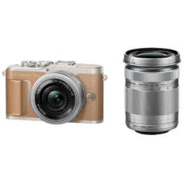 正規品販売! OLYMPUS - cheeco 新品 EPL9ダブルズームキット ブラウン