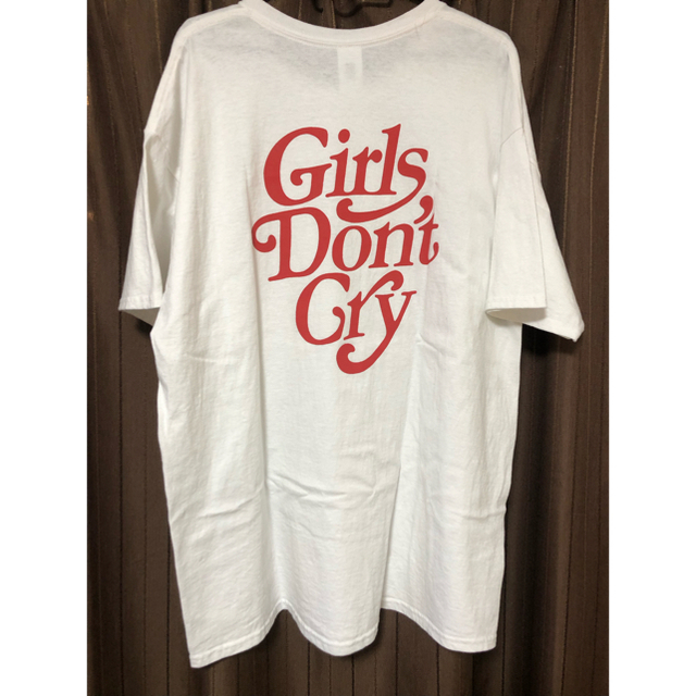 Girls Don't Cry Tシャツ 白赤 XL