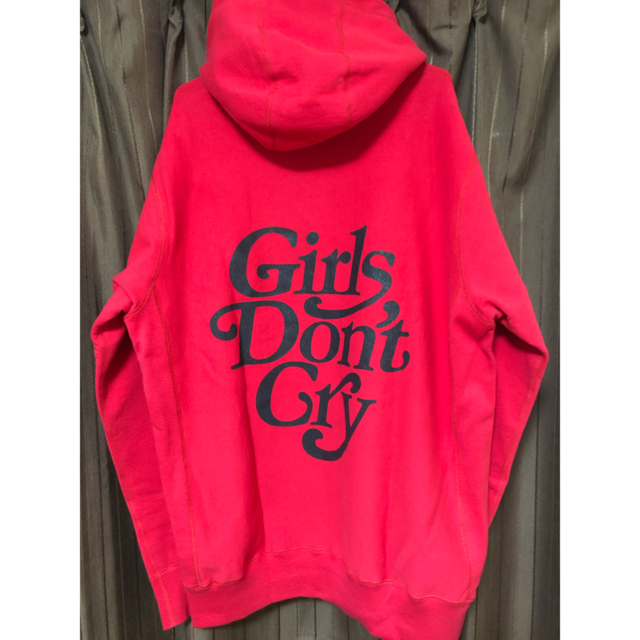 Girls Don't Cry Logo Hoodie BLACK 黒 XL