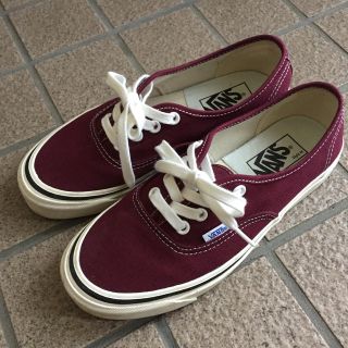 ヴァンズ(VANS)のvans アナハイム オーセンティック バーガンディ バンズ(スニーカー)