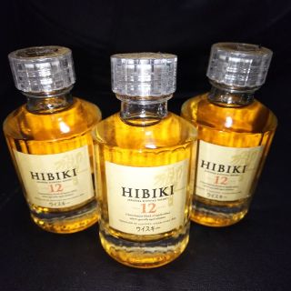 サントリー - 3本セット響12年【未開封】HIBIKI 50ml×3 初期ラベルの通販｜ラクマ