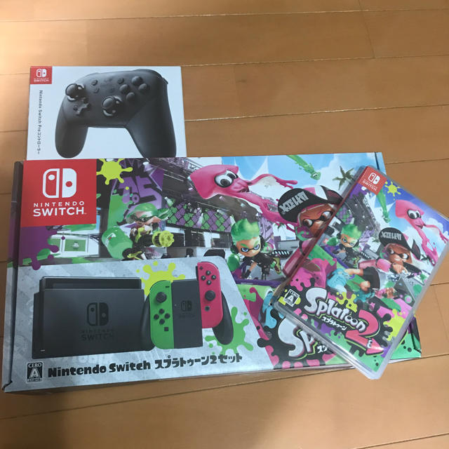 任天堂Switch     スプラトゥーン2、プロコン付き