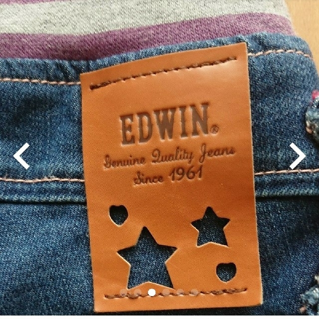 EDWIN(エドウィン)のデニムショートパンツ EDWIN 160 キッズ/ベビー/マタニティのキッズ服女の子用(90cm~)(パンツ/スパッツ)の商品写真