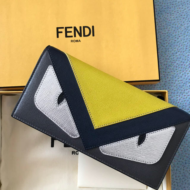 FENDI(フェンディ)のお取り置きです💛🖤💛フェンディ モンスター長財布💛新品同様 メンズのファッション小物(長財布)の商品写真