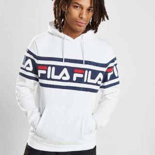 フィラ(FILA)の【海外限定】FILA CARSON Hoodie Msize White(パーカー)