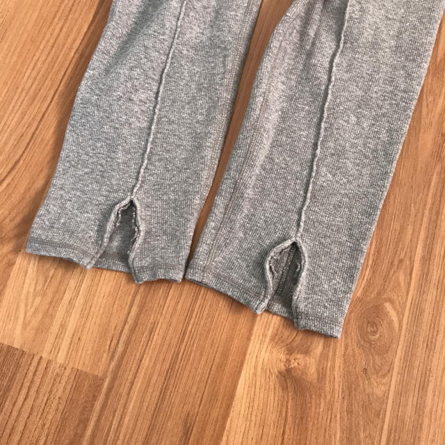 emmi atelier(エミアトリエ)のemmi yoga  リブレギンス gry レギンス M size レディースのレッグウェア(レギンス/スパッツ)の商品写真