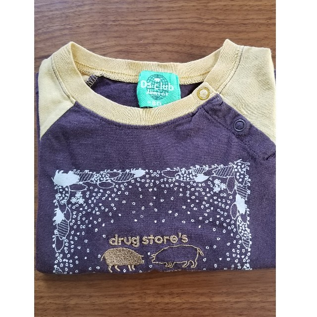 drug store's(ドラッグストアーズ)のdrugstore 長袖Tシャツ 80 ドラッグストア キッズ/ベビー/マタニティのベビー服(~85cm)(Ｔシャツ)の商品写真